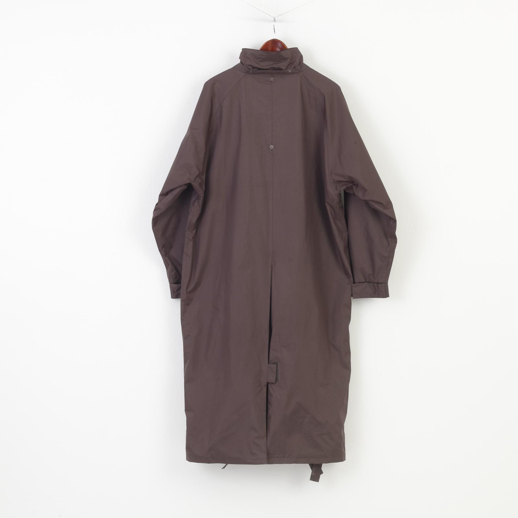 Vintage Target Dry Men L Coat Brown Long Full Zipper 0282 Size US L / EU 52-54 / 3 - 9 Thumbnail