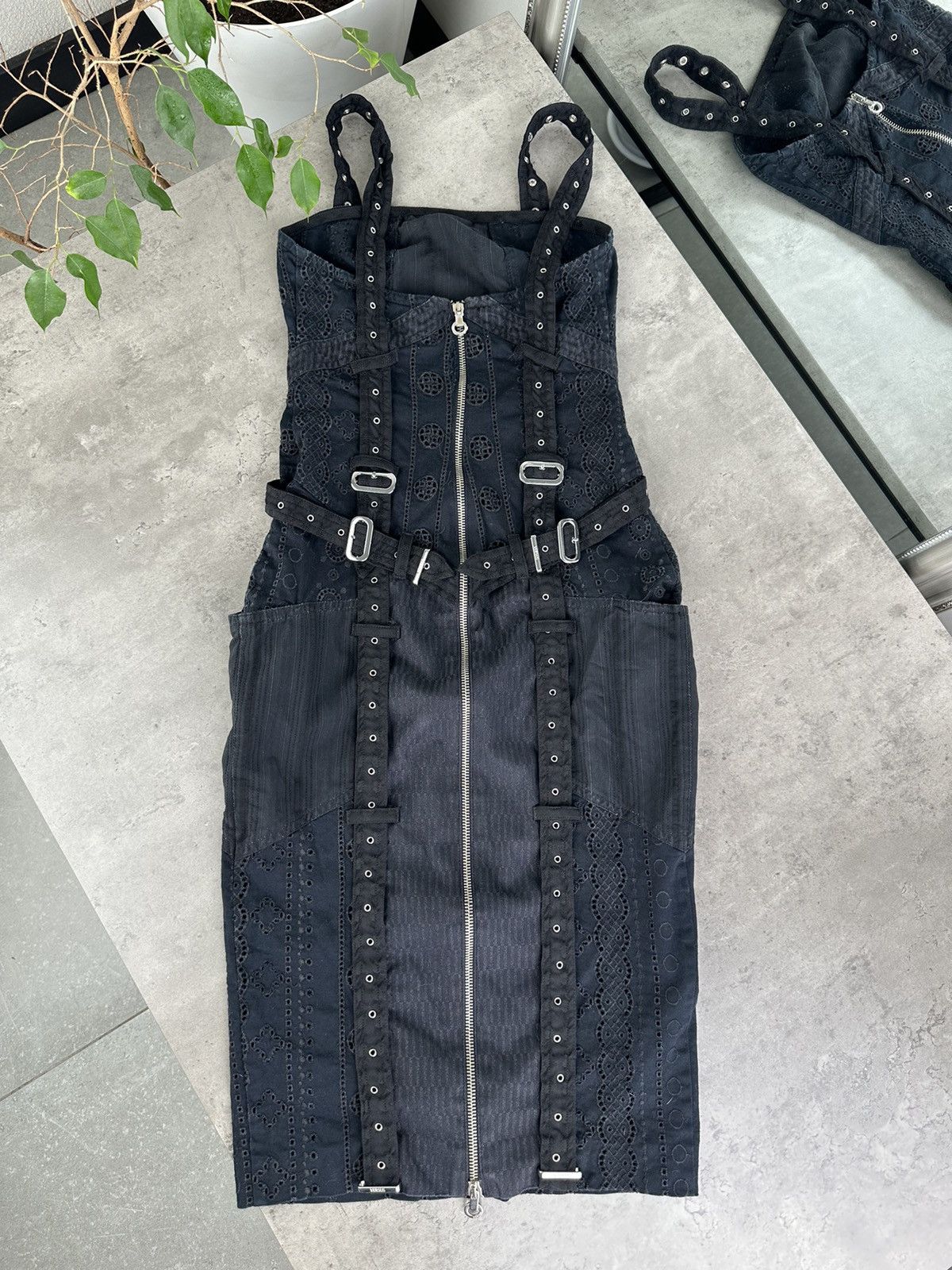 Versus Versus Mini Dress With Straps Size XS / US 0-2 / IT 36-38 - 6 Thumbnail