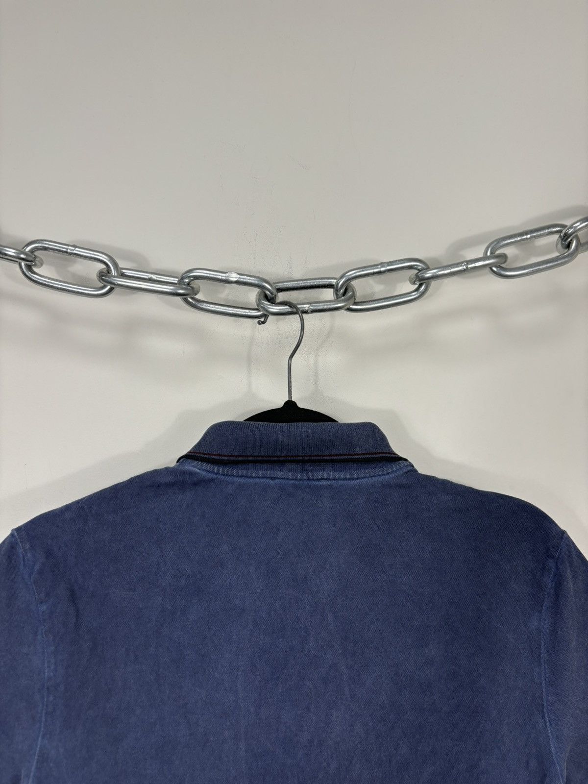 Moncler Maglia Polo Manica Corta Garment Dyed Polo Shirt