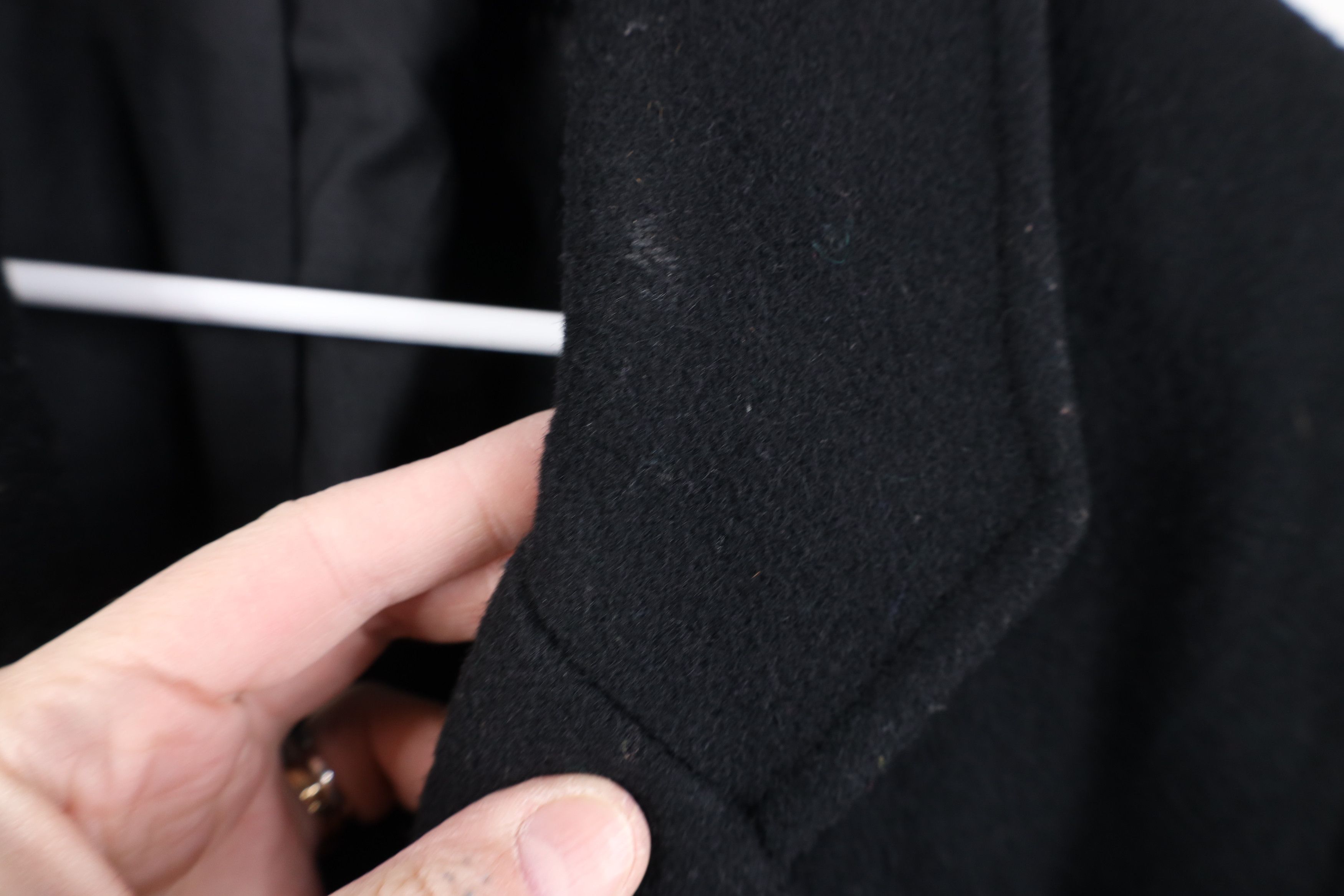 Vintage Vintage 80s 90s Streetwear Trench Coat Jacket Black USA Size L / US 10 / IT 46 - 9 Thumbnail