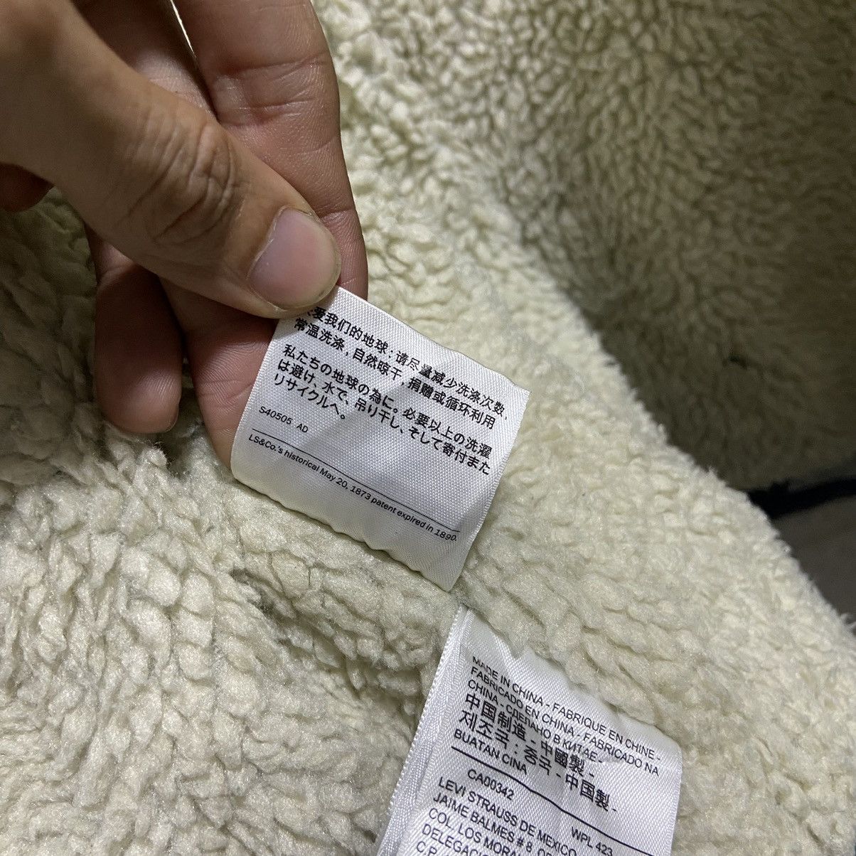 Levi's × Levi's Made & Crafted × Levi's Vintage Clothing Levi’s Denim Trucker Jacket Sherpa Size US XL / EU 56 / 4 - 8 Thumbnail
