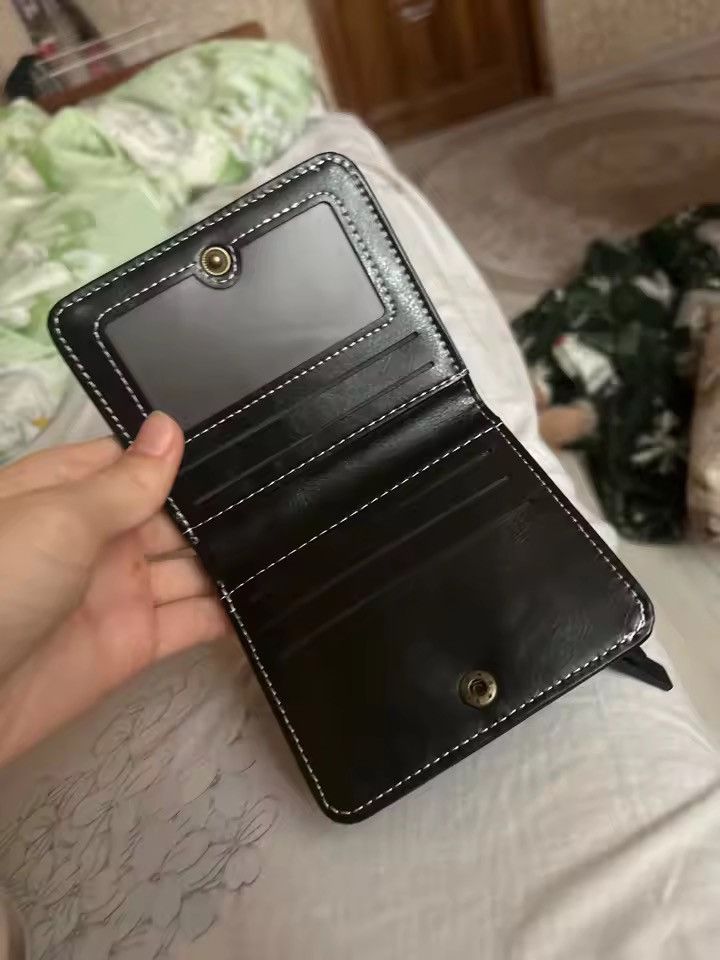 Japanese Brand Y2K PU Leather Cross Wallet Size ONE SIZE - 3 Thumbnail