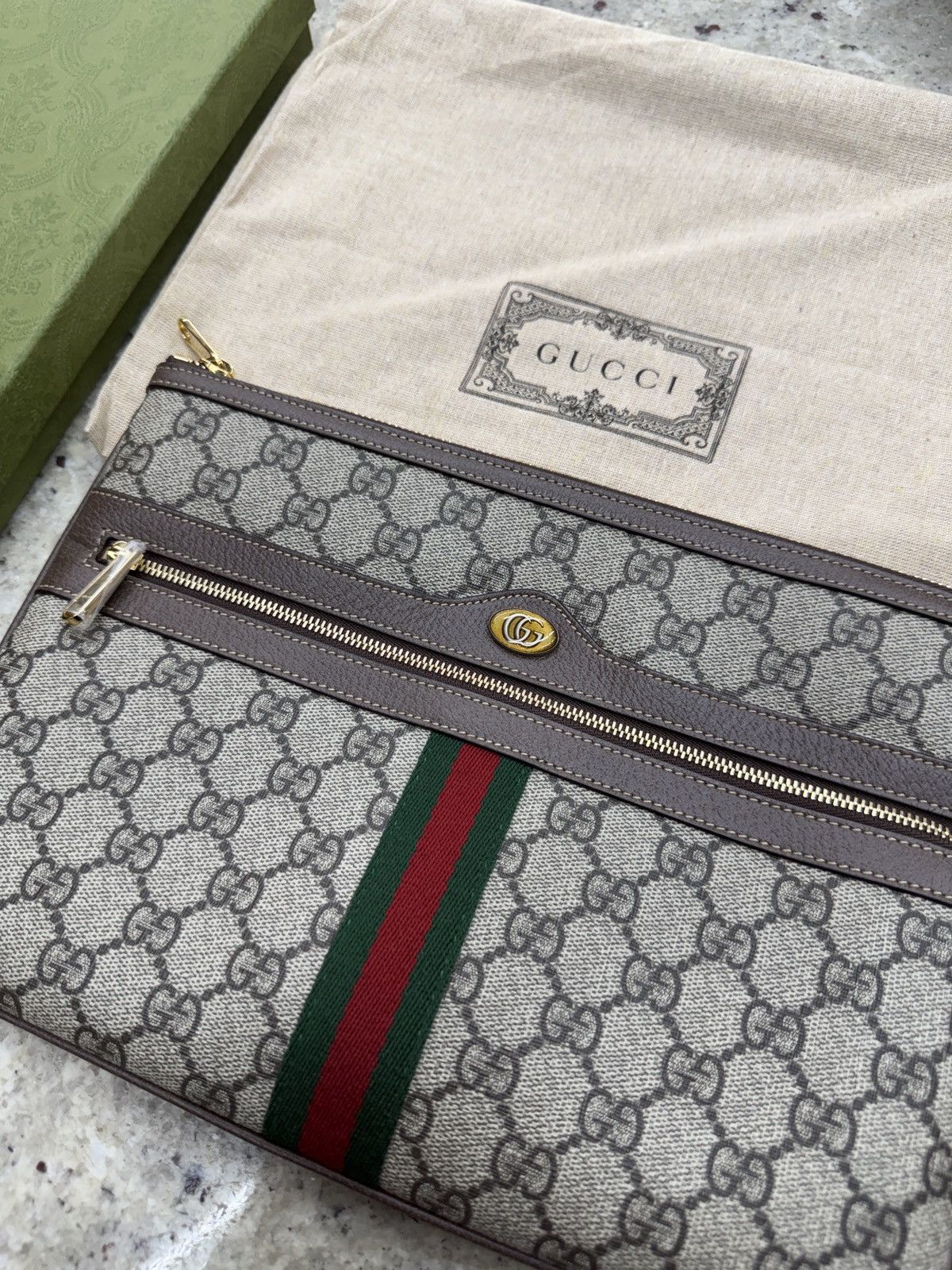 Gucci Gucci Ophidia Clutch Bag Size ONE SIZE - 3 Thumbnail