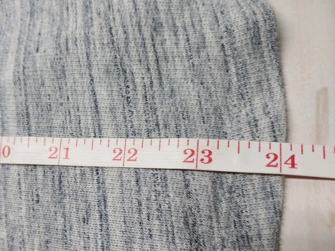 Sonoma Sonoma Womens Small Marled Gray Striped Tee Soft Casual Size S / US 4 / IT 40 - 9 Thumbnail