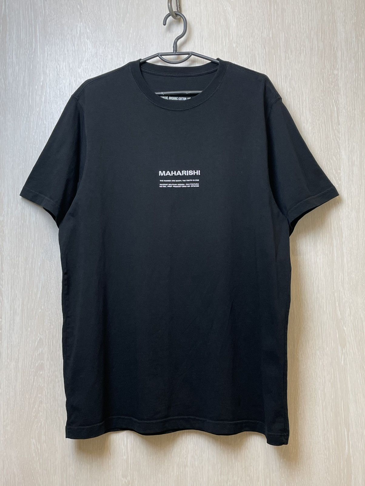 Maharishi Maharishi black t-shirt Japanese brand Size US L / EU 52-54 / 3 - 1 Thumbnail