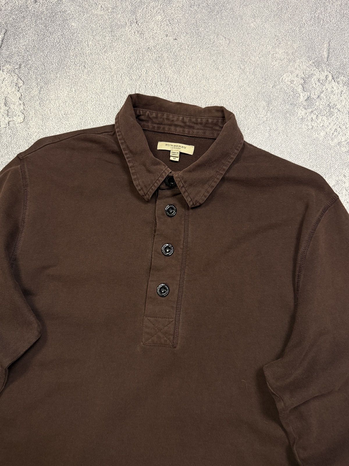 Burberry Burberry rugby polo long sleeve with logo Size US M / EU 48-50 / 2 - 2 Thumbnail