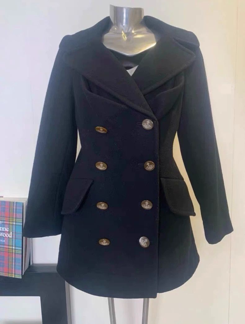 Vivienne Westwood Vivienne Westwood size1 Black three-dimensional lapel coat Size S / US 4 / IT 40 - 1 Thumbnail