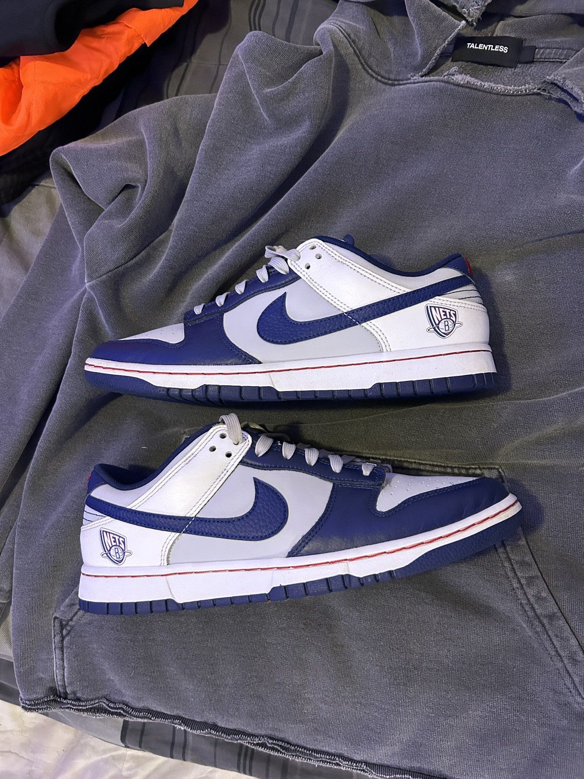 Nike NBA x Nike Dunk Low EMB '75th Anniversary Brooklyn Nets' Size US 11 / EU 44 - 1 Thumbnail
