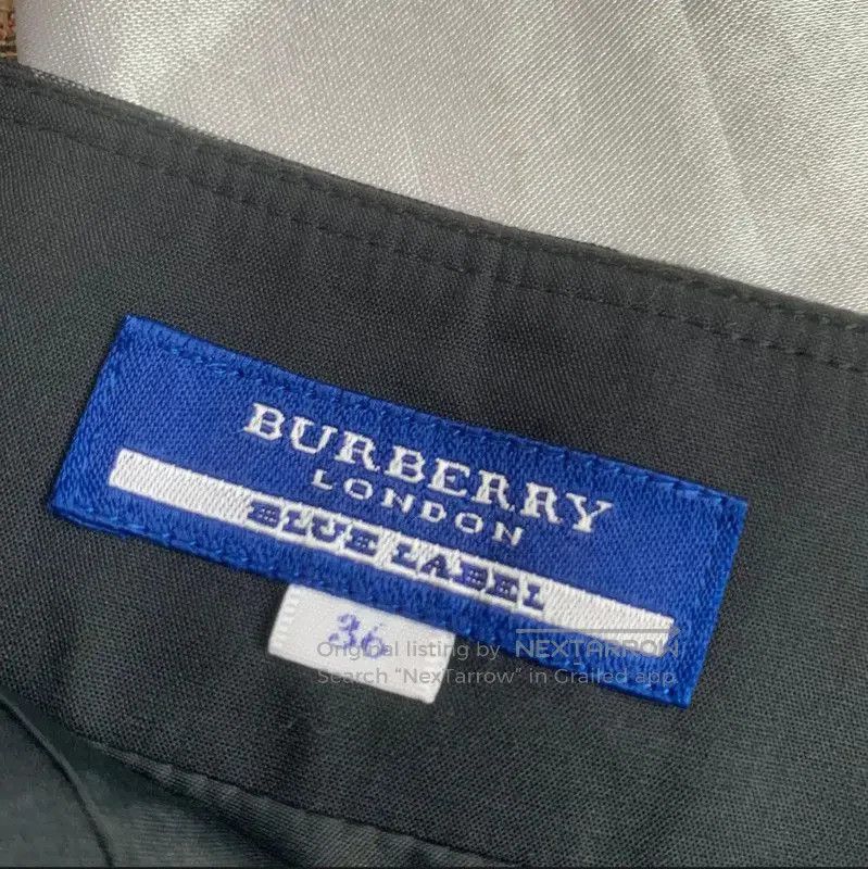 Burberry Burberry Black Wool Blend Skirt for Women. Size 23" - 5 Thumbnail