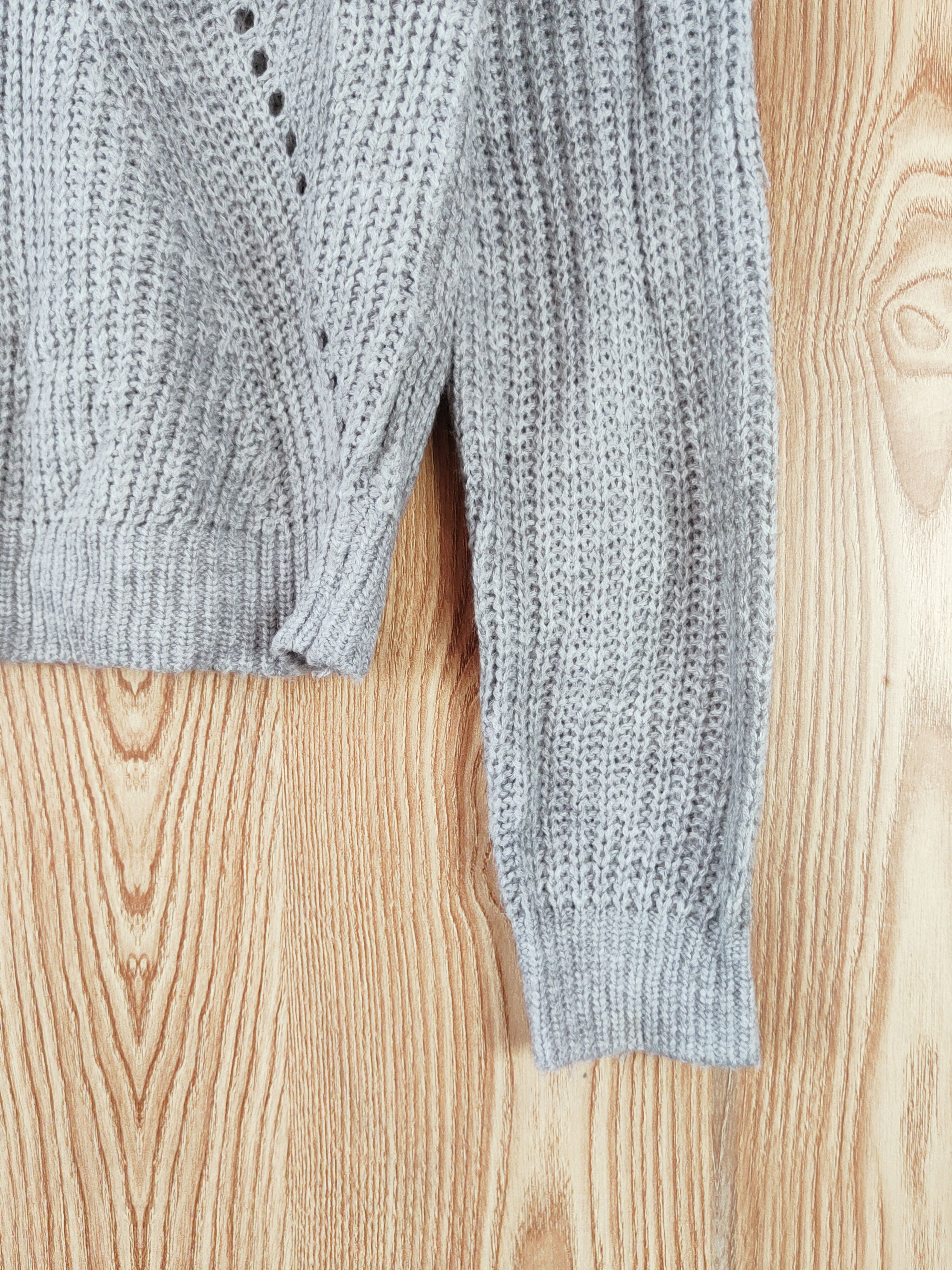 Japanese Brand × Vintage Ingni Gray Knitwear Sweatshirts #W762 Size M / US 6-8 / IT 42-44 - 6 Thumbnail