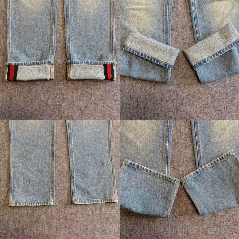 Gucci Gucci Striped webbing tapered jeans Size US 32 / EU 48 - 4 Thumbnail