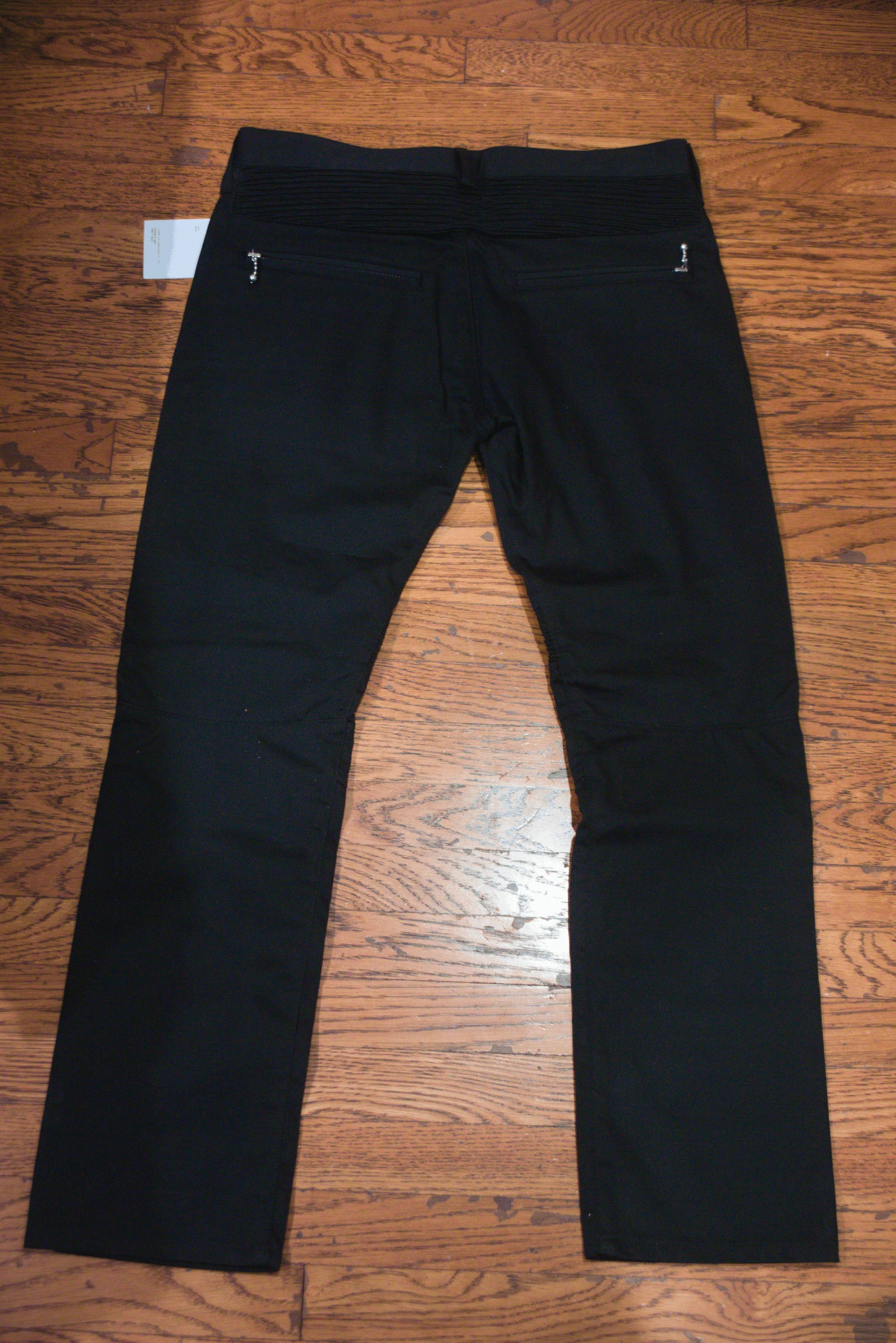 Junya Watanabe Junya Watanabe MAN CDG AW23 Black Cotton Biker Pants Size US 31 - 2 Thumbnail