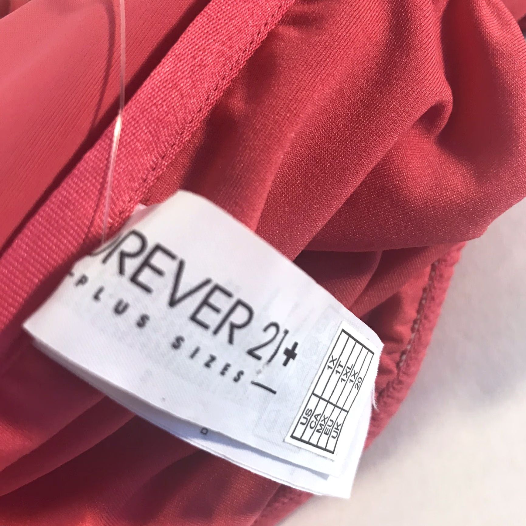 Forever 21 Forever 21 Pink Halter Bandeau Swim Top Womens 1X DD Adjustable Padded Stretch Beachwear Size XL / US 12-14 / IT 48-50 - 4 Thumbnail