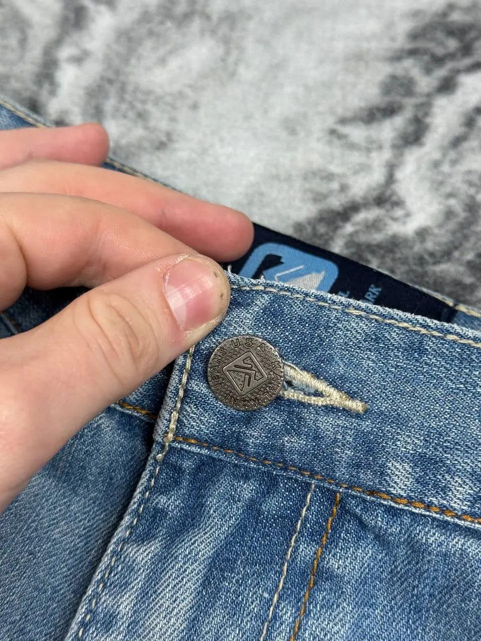 Karl Kani Vintage Karl Kani Denim Baggy Jeans 90s Big Logo Y2K Size US 38 / EU 54 - 8 Thumbnail