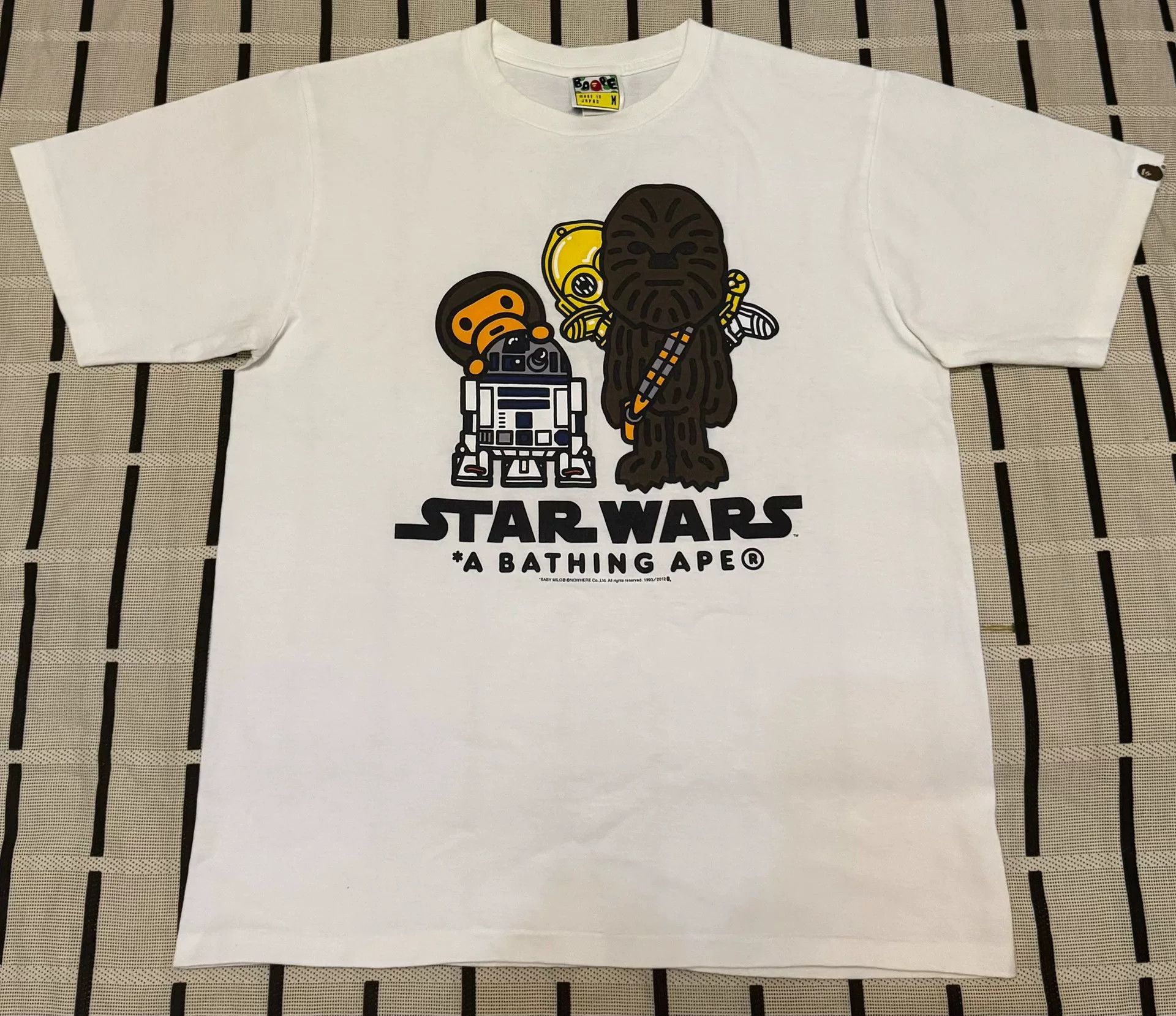Bape Bape Collab Gold T-Shirt M Men Size US M / EU 48-50 / 2 - 1 Thumbnail