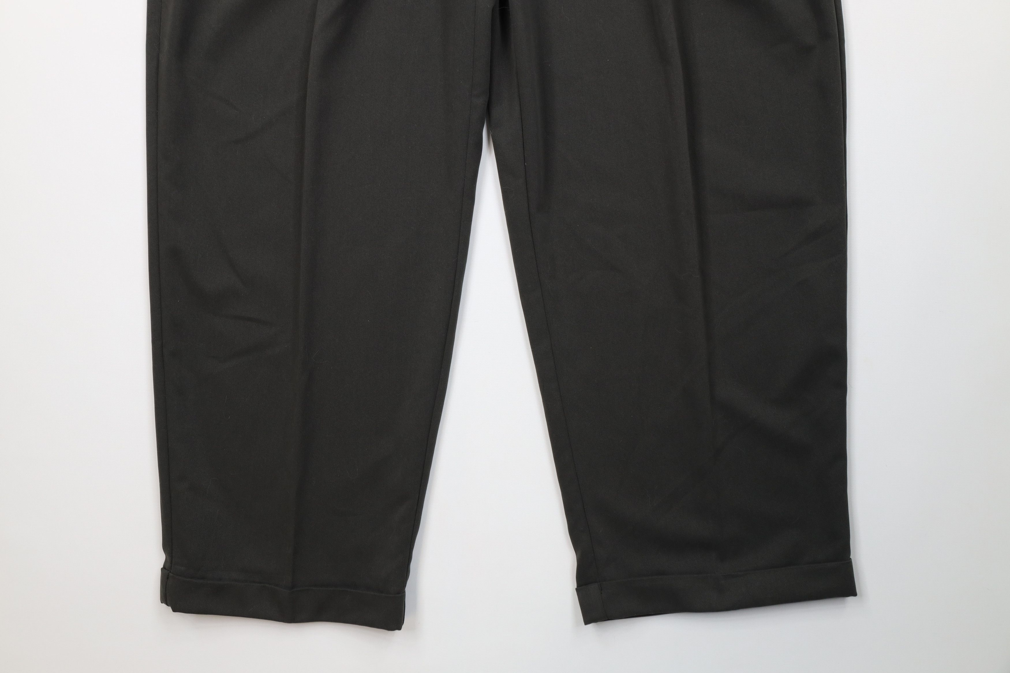 Vintage Vintage Y2K Streetwear Microfiber Wide Leg Chino Pants Green Size US 38 / EU 54 - 4 Thumbnail