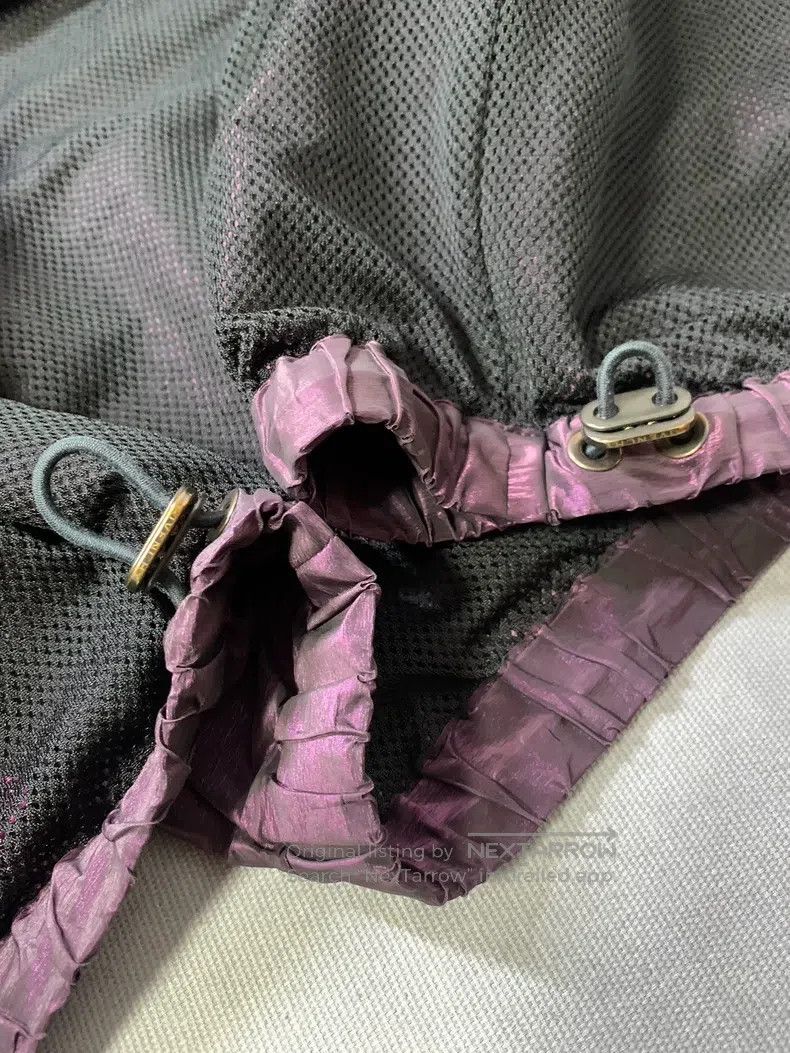 Givenchy Givenchy Purple Metallic Reflective Hooded Windbreaker Size US S / EU 44-46 / 1 - 5 Thumbnail