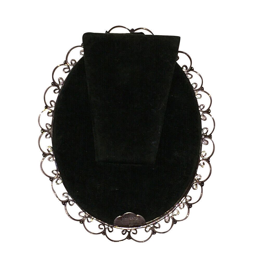 Designer Victorian Sterling Silver Filigree Oval Picture Frame Size ONE SIZE - 4 Thumbnail