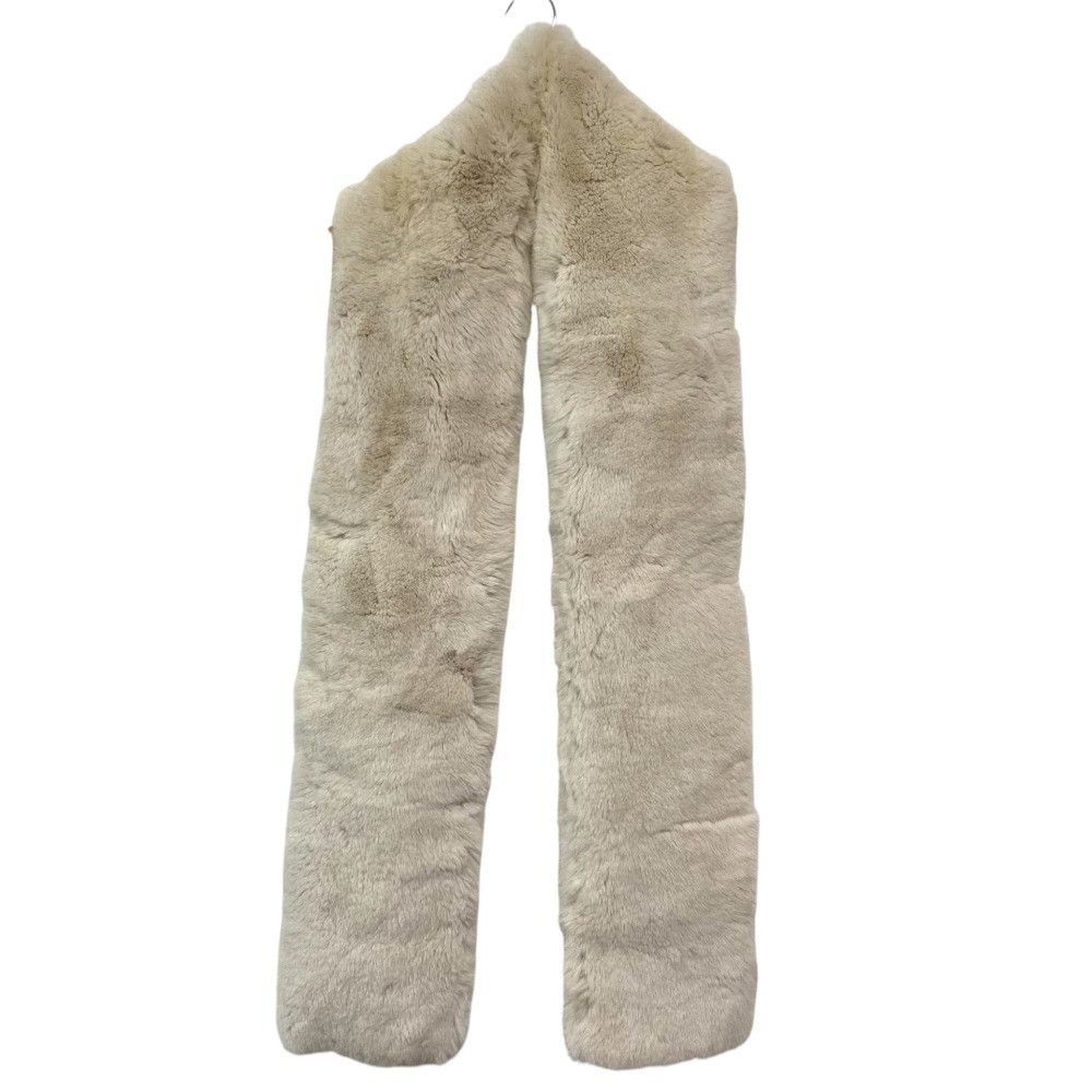 Max Mara MaxMara S Max Mara Rex Rabbit Long Scarf Fur Scarf DUTY FREE for USA Size ONE SIZE - 1 Thumbnail