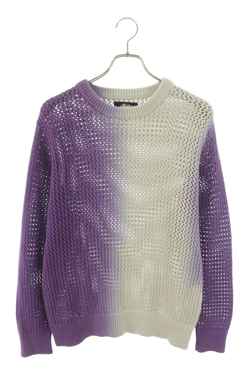 Stussy STUSSY Colour Change Light Sensitive Yarn Knit Sweater sz S