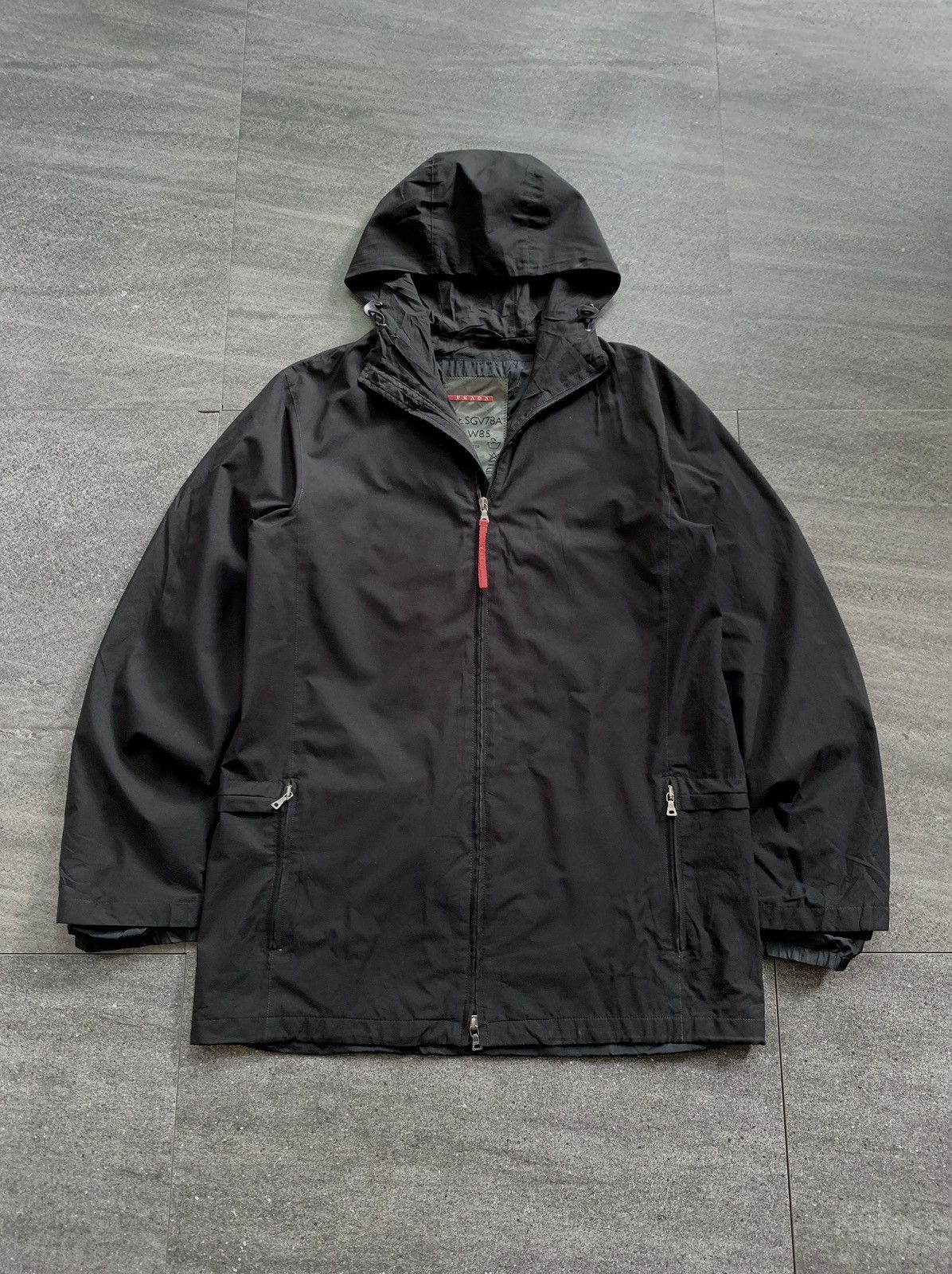 Prada FREE TAX! 2000s Red Tab Goretex Parka Jacket Size US M / EU 48-50 / 2 - 2 Thumbnail