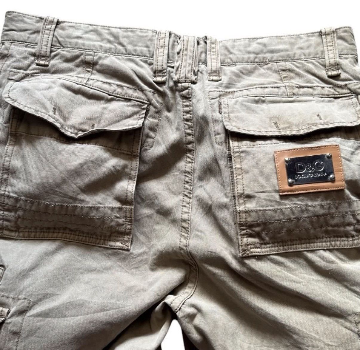 Dolce & Gabbana AW05 Dolce & Gabbana 3D Multi Pocket Reinforced Cargo Pants Size US 34 / EU 50 - 8 Thumbnail