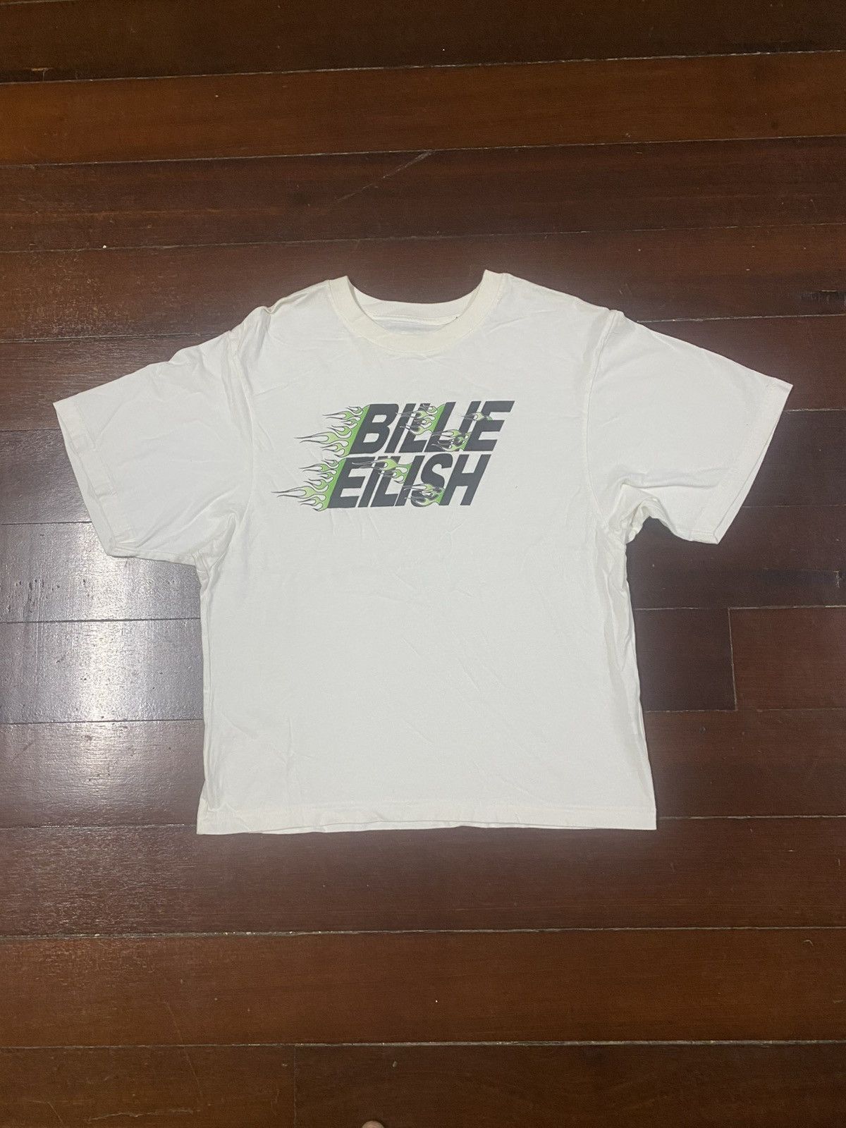 Billie Eilish Rare fire BILLIE EILISH spell out Tshirt Size US M / EU 48-50 / 2 - 1 Thumbnail