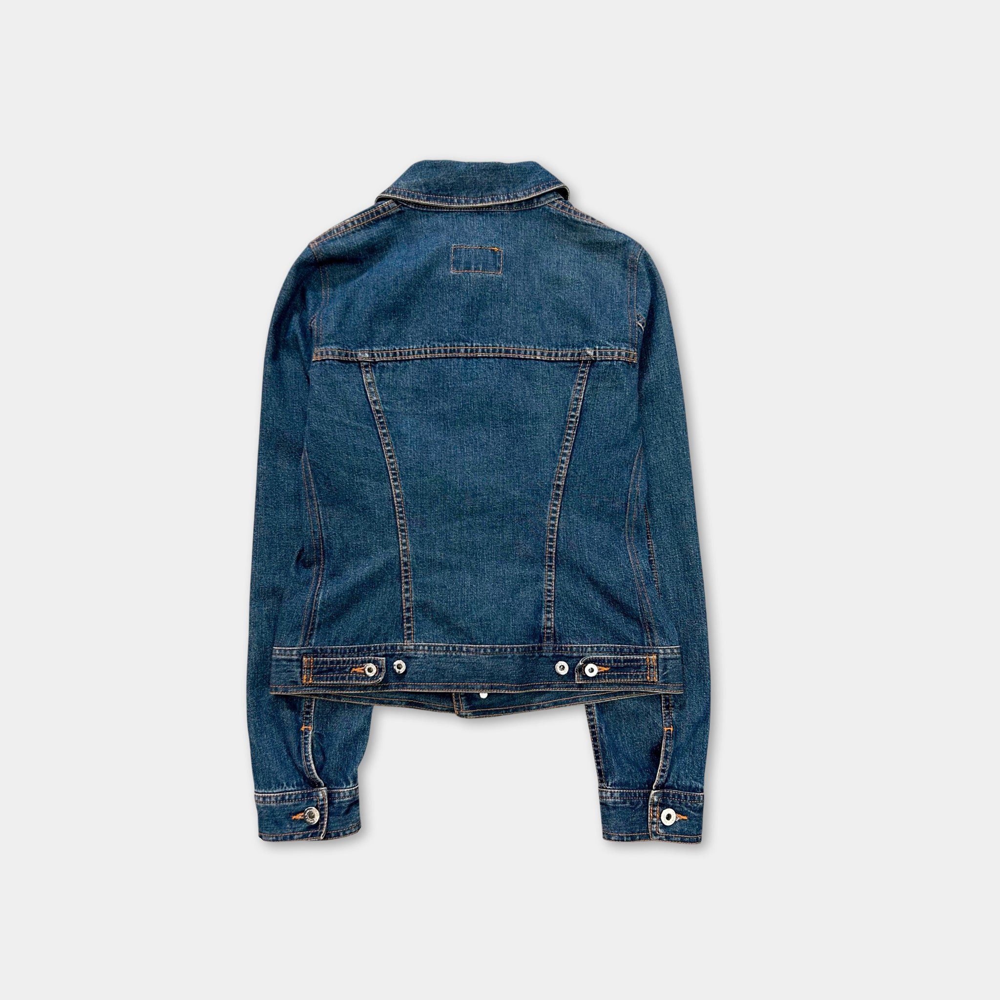 Dolce & Gabbana Dolce & Gabbana Rhinestone Denim Jacket Blue Size S / US 4 / IT 40 - 5 Thumbnail