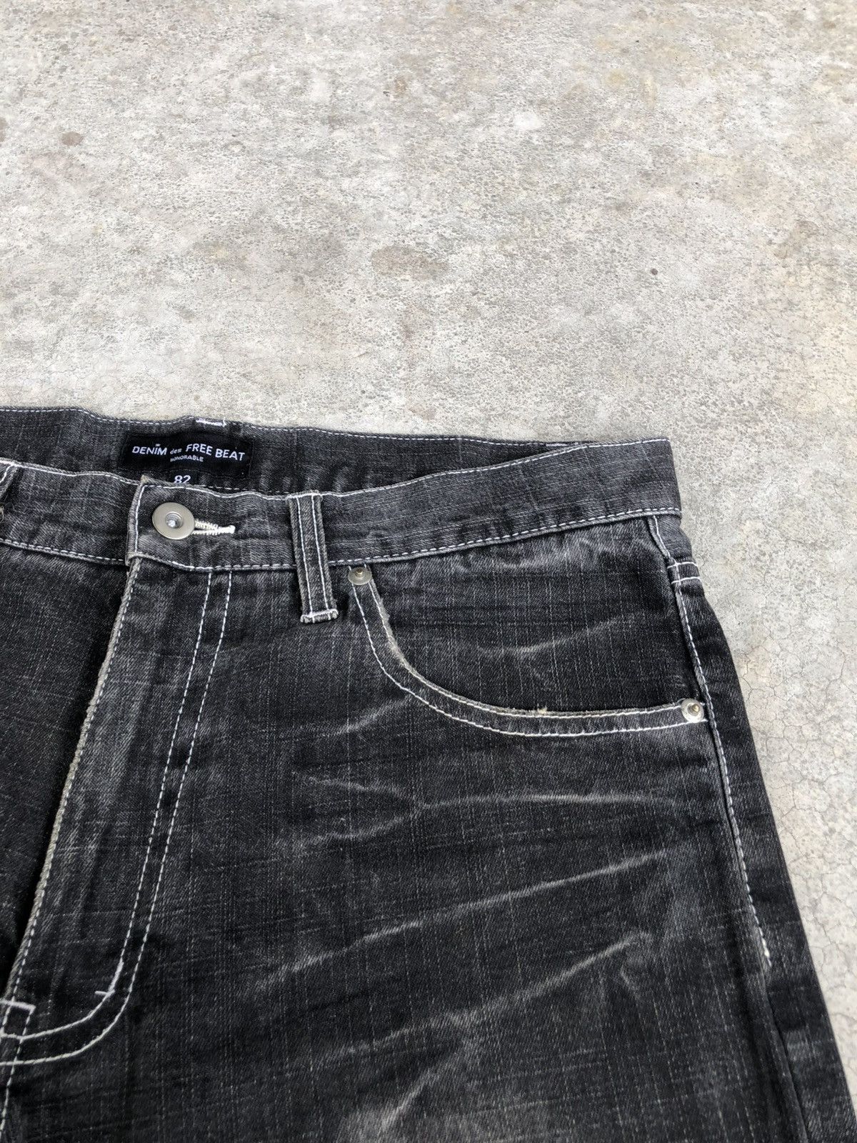 If Six Was Nine Freebeat Flared Jeans Distressed Jeans Size US 33 - 15 Thumbnail