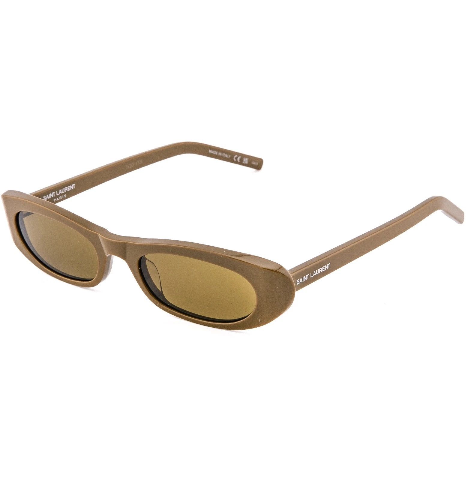 Yves Saint Laurent SAINT LAURENT SHADE SL 557 SL557 Narrow Sunglasses 006 Size ONE SIZE - 4 Thumbnail