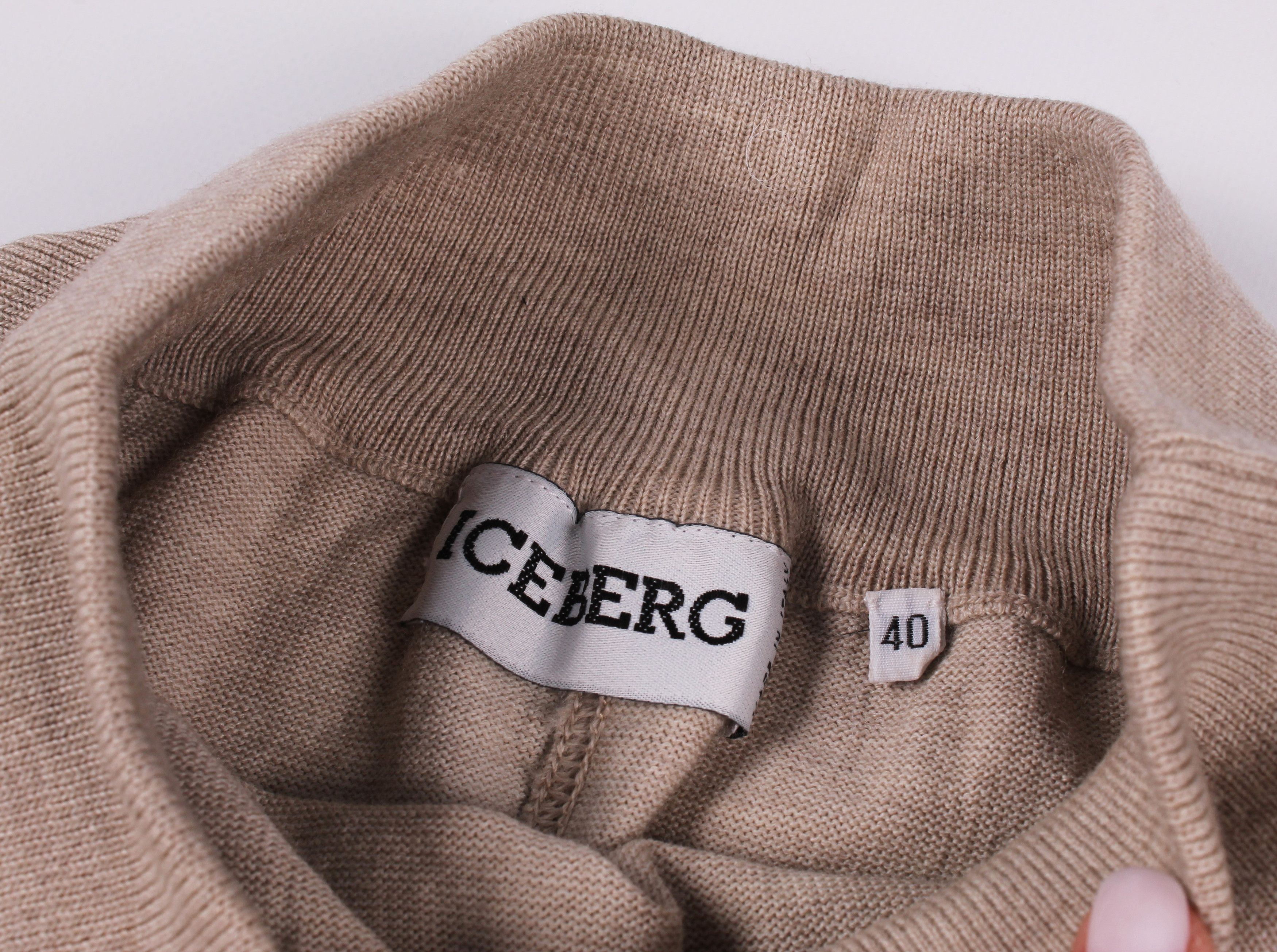 Iceberg Vintage Iceberg 90's High Waisted Wool Pencil Skirt Size 25" / US 0 / IT 36 - 3 Thumbnail