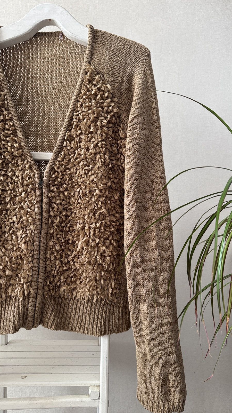 If Six Was Nine Yohji Junya Watanabe if6was9 Vibe Zip Knit Textured Cardigan Size US M / EU 48-50 / 2 - 3 Thumbnail