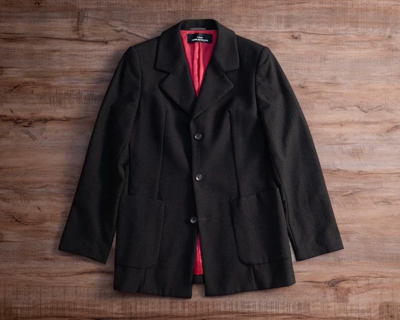 Comme des Garcons Comme des Garcons Black wool suit jacket 100% wool Size S / US 4 / IT 40 - 1 Thumbnail
