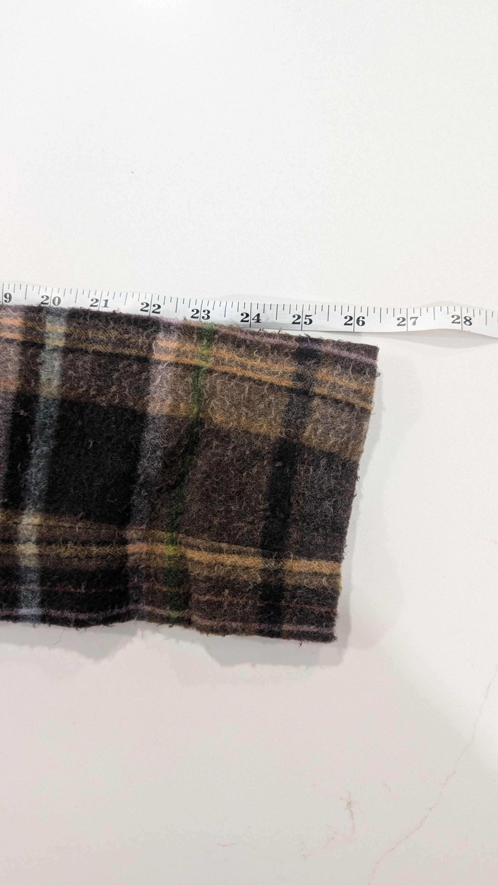 Acne Studios Acne Studios Delfin Plaid Wool Mini Dress Brown Ruffle Hem Size S / US 4 / IT 40 - 16 Thumbnail