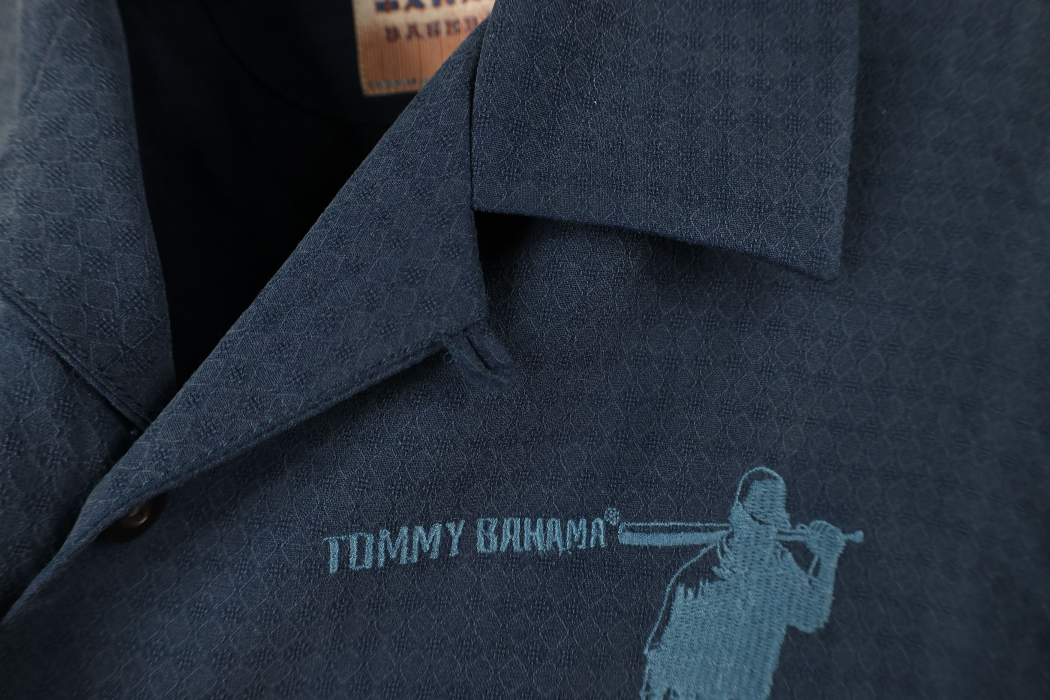 Tommy Bahama × Vintage Vintage Tommy Bahama Baseball Baseball Button Shirt Blue Size US XL / EU 56 / 4 - 6 Thumbnail