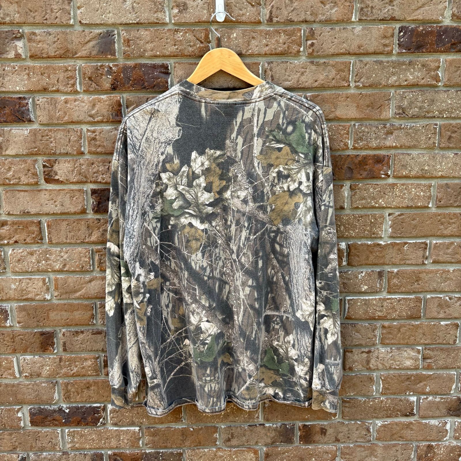 Jerzees Essential Vintage 90s Camo Jerzees Long Sleeve XL Size US XL / EU 56 / 4 - 3 Thumbnail