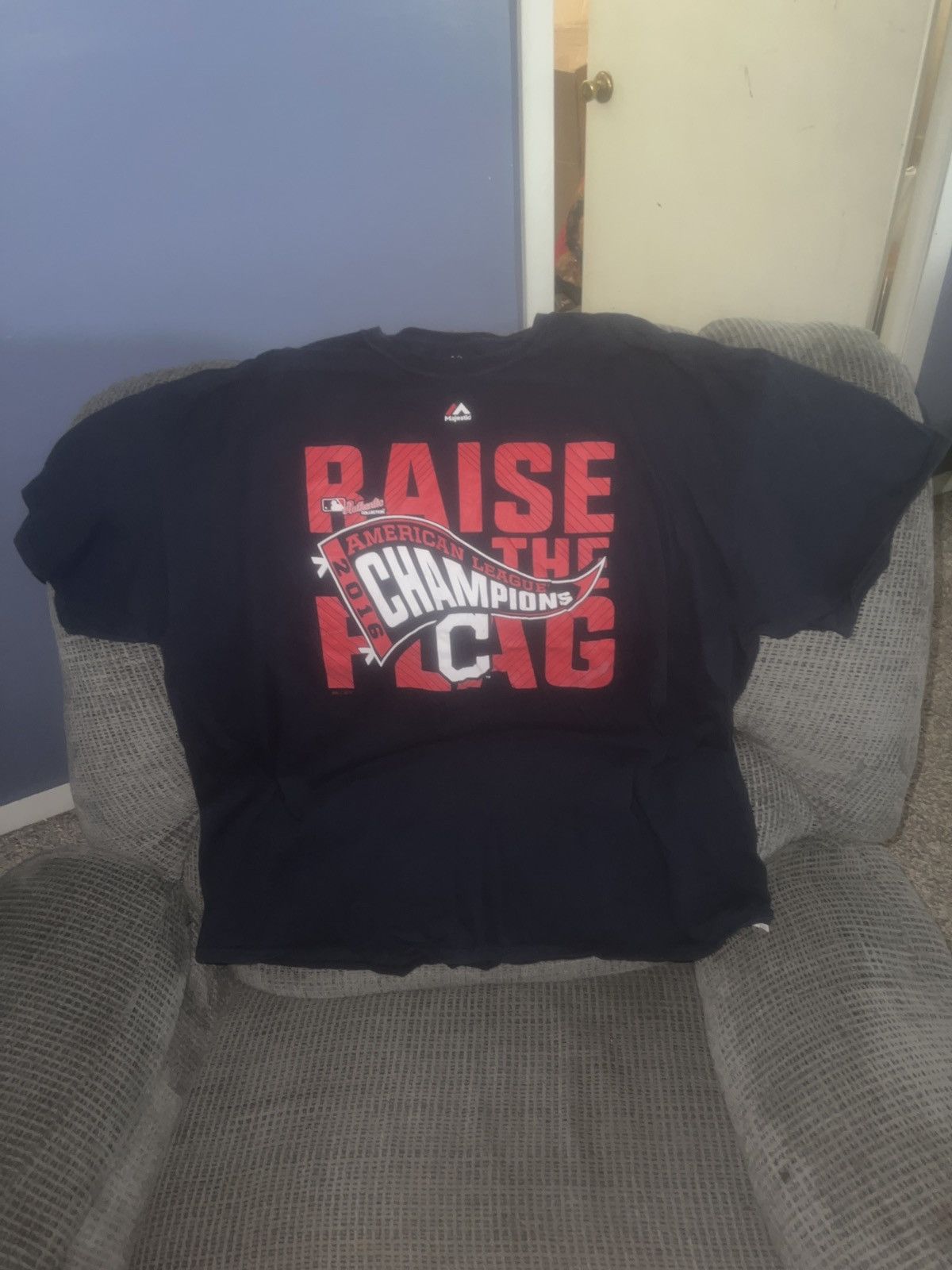 Majestic Majestic MLB 2016 AL Champions Authentic Collection Tee Size US XXL / EU 58 / 5 - 1 Thumbnail