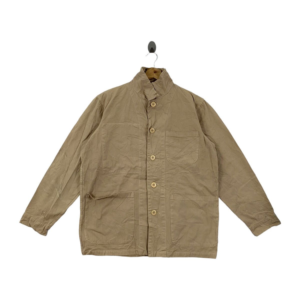 45rpm × Japanese Brand 45 RPM Japanese Brand Workwear Worker Design Coat Jacket Size US S / EU 44-46 / 1 - 1 Thumbnail