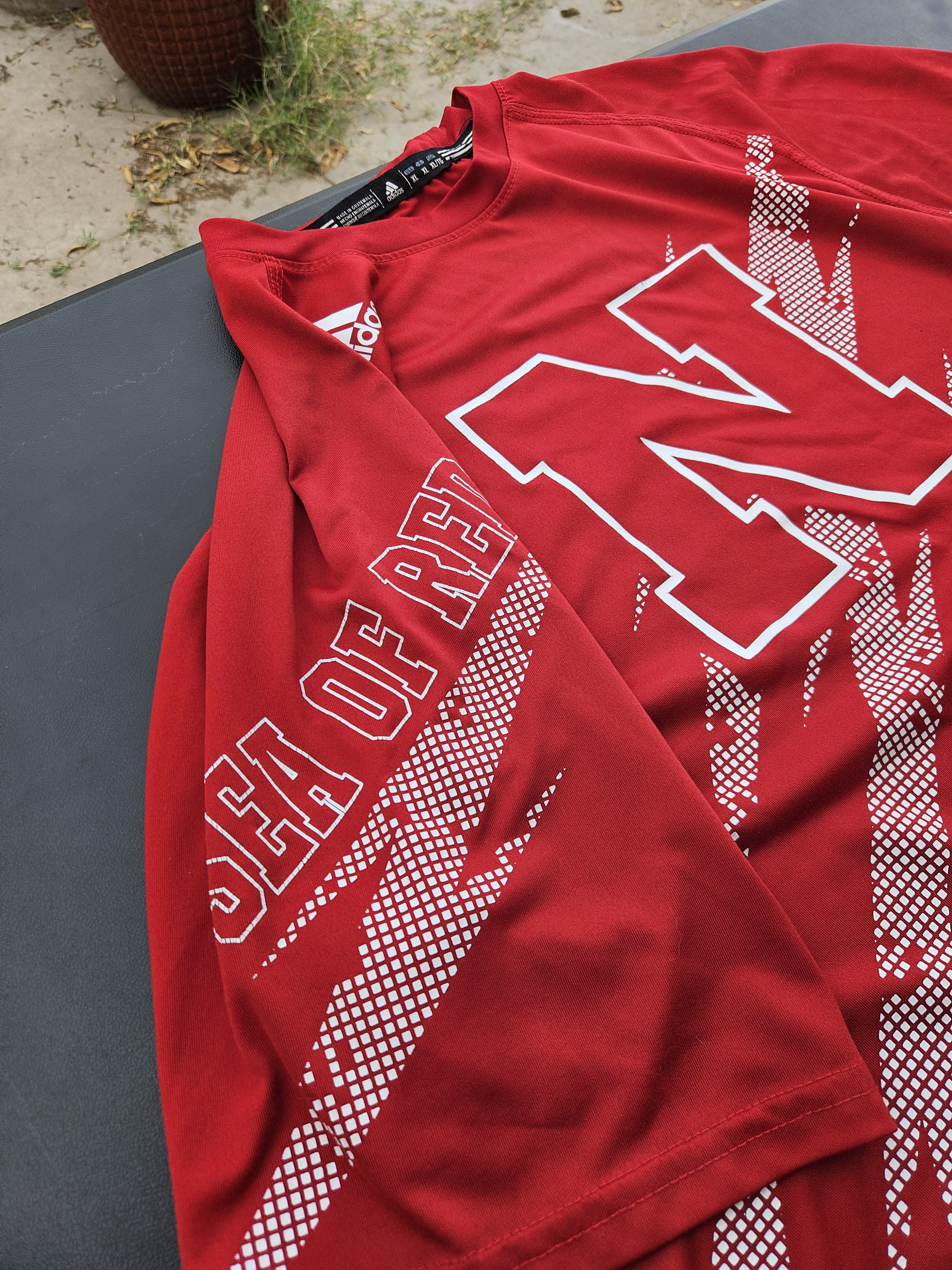 Adidas Nebraska Huskers Y2K Adidas Soccer Jersey Size US XL / EU 56 / 4 - 4 Thumbnail