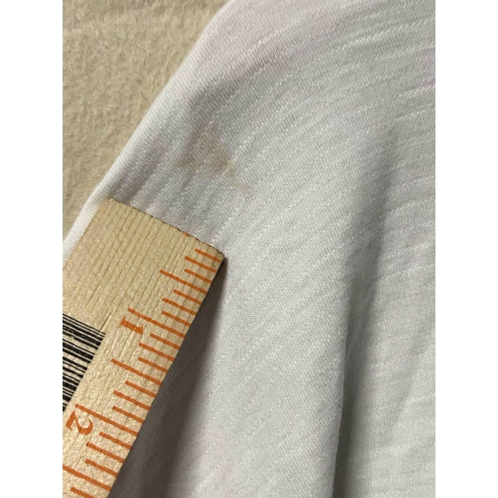 Vintage Caslon White Long Sleeve Tshirt 2XL Crew Neck Pullover Knit T-Shirt Women Basic Size XXL / US 16-18 / IT 52-54 - 6 Thumbnail