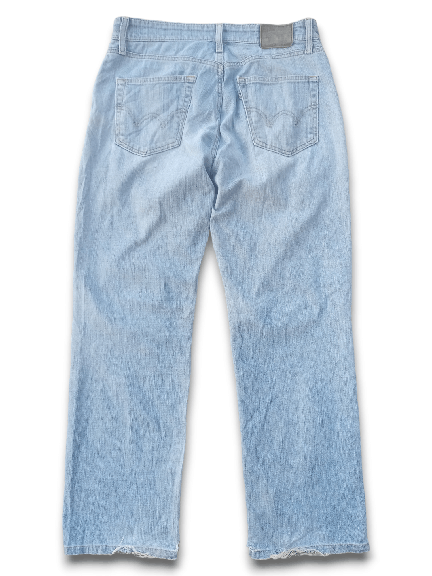 Edwin × Japanese Brand SALES🔥Vintage Japanese Edwin Blue Wash Distress Loose Jeans Size US 30 / EU 46 - 2 Thumbnail