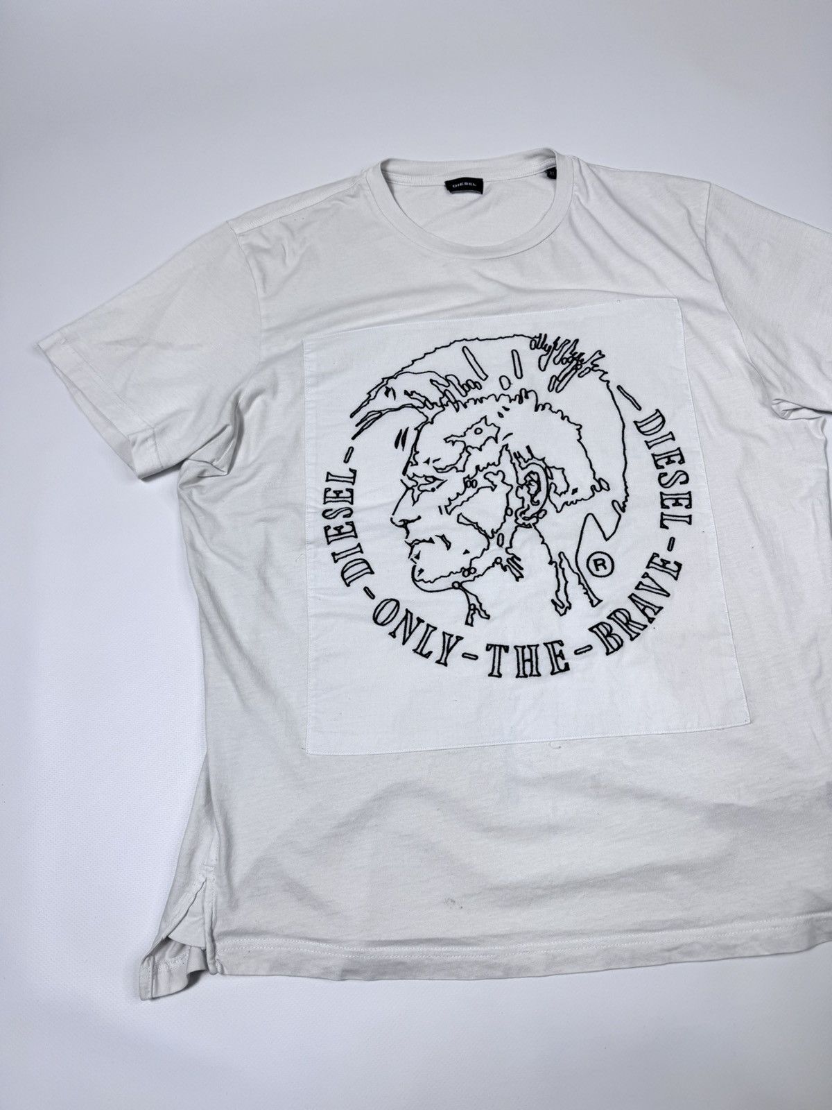 Diesel Vintage Diesel Y2k Big Logo Short Sleeve T-Shirt Size US XL / EU 56 / 4 - 2 Thumbnail
