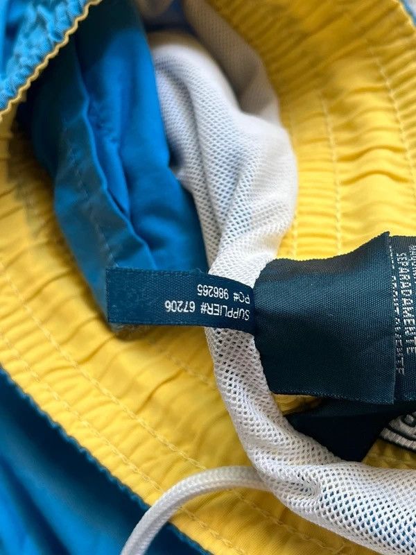 Polo Ralph Lauren Polo Ralph Lauren Sz S Beach Shorts Blue Yellow Small Pony Size US 29 - 6 Thumbnail