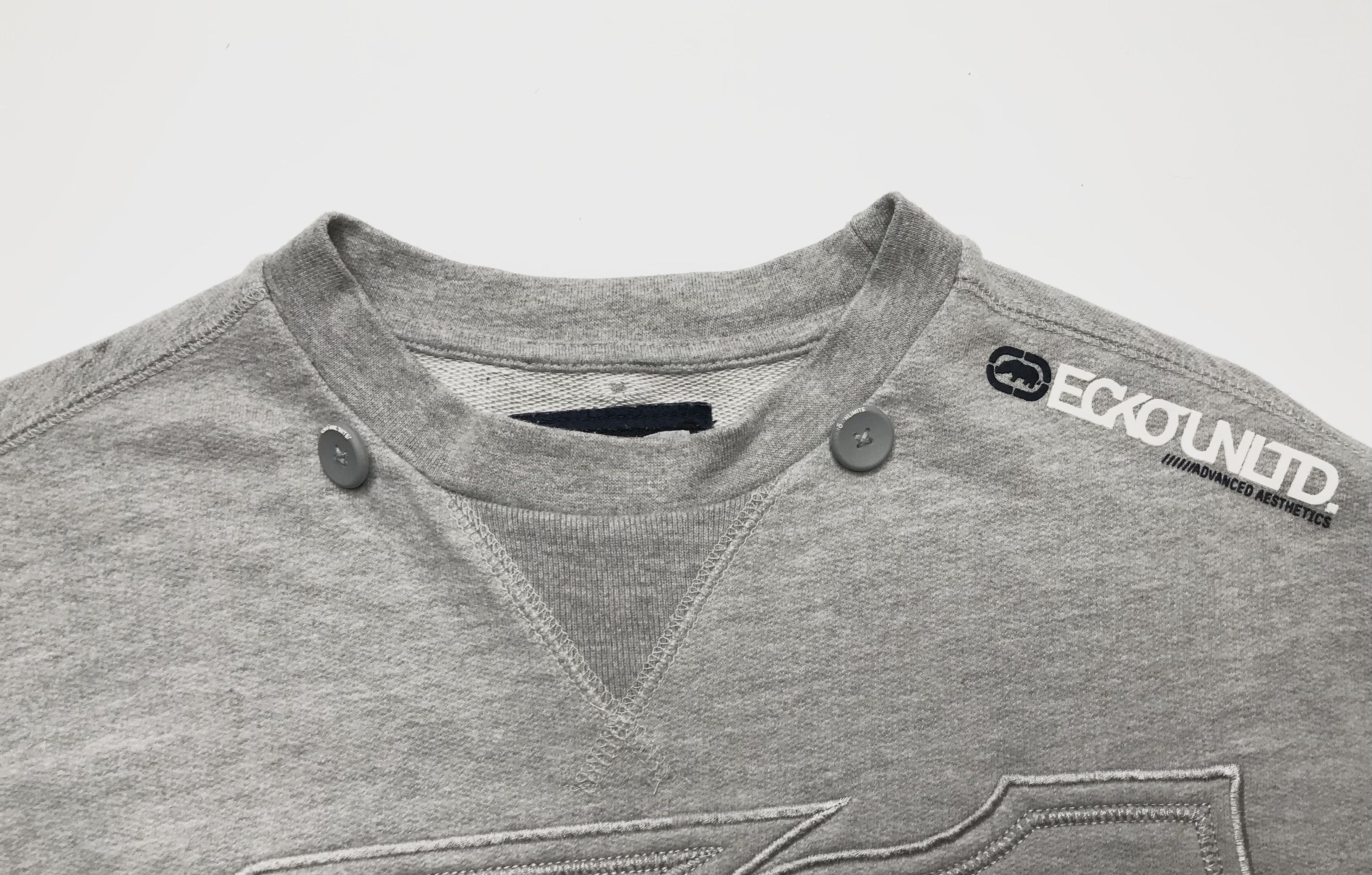 Ecko Unltd. Ecko Unltd Mens Gray Sweatshirt Sz S Crewneck Size US S / EU 44-46 / 1 - 4 Thumbnail