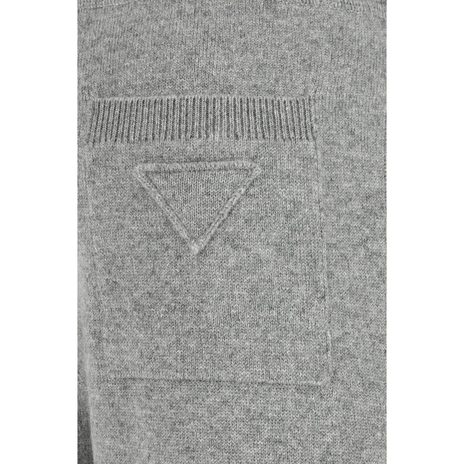 Prada PRADA Melange Gray Stretch Cashmere Blend Joggers New & Auth Size US 38 / EU 54 - 3 Thumbnail