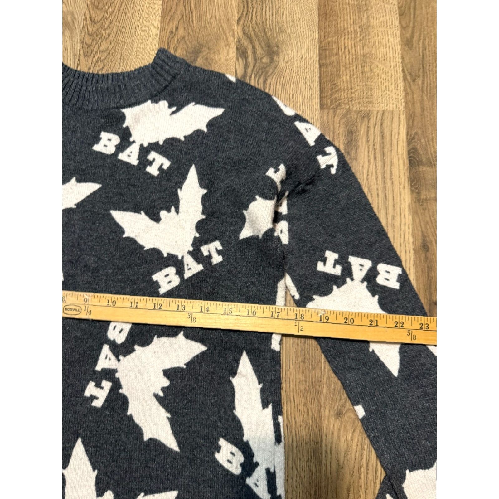 Forever 21 FOREVER 21 Shirt Women S Gray White BAT Long Sleeve Casual Basic Cotton Knit Size S / US 4 / IT 40 - 6 Thumbnail
