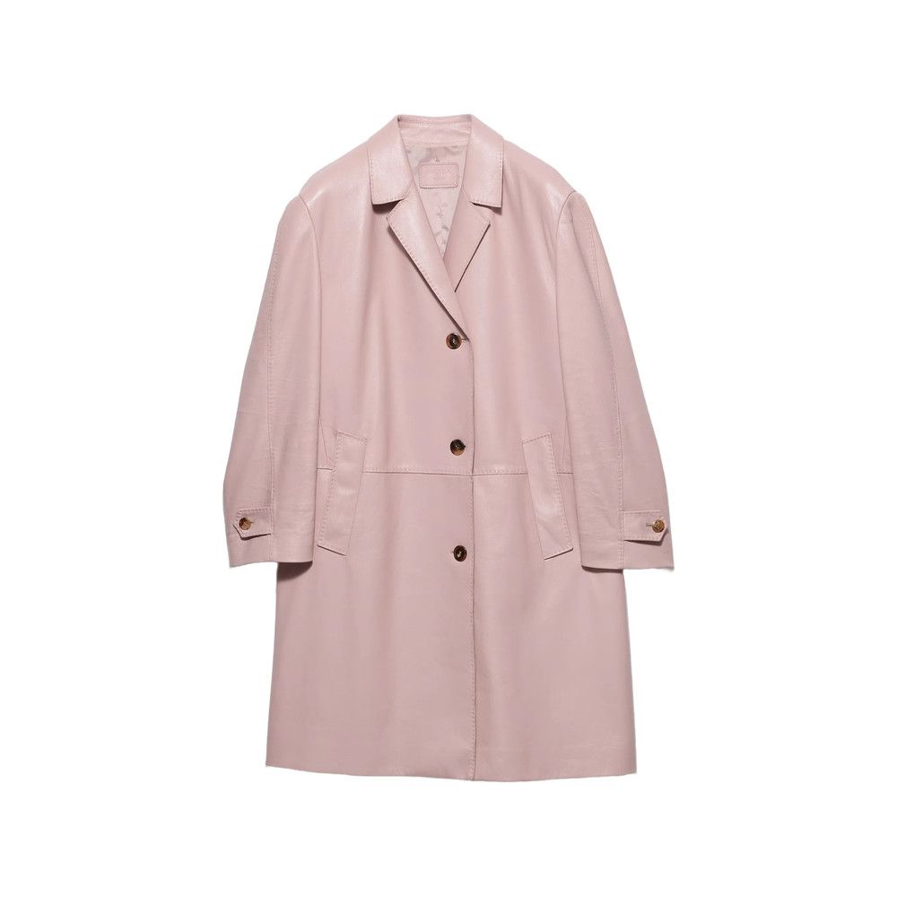 Prada Prada PINK Coats - Leather Coats Size S / US 4 / IT 40 - 1 Thumbnail