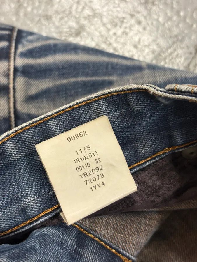 John Galliano AW2011 Galliano Blue Denim Distressed Jeans Size US 31 - 11 Thumbnail