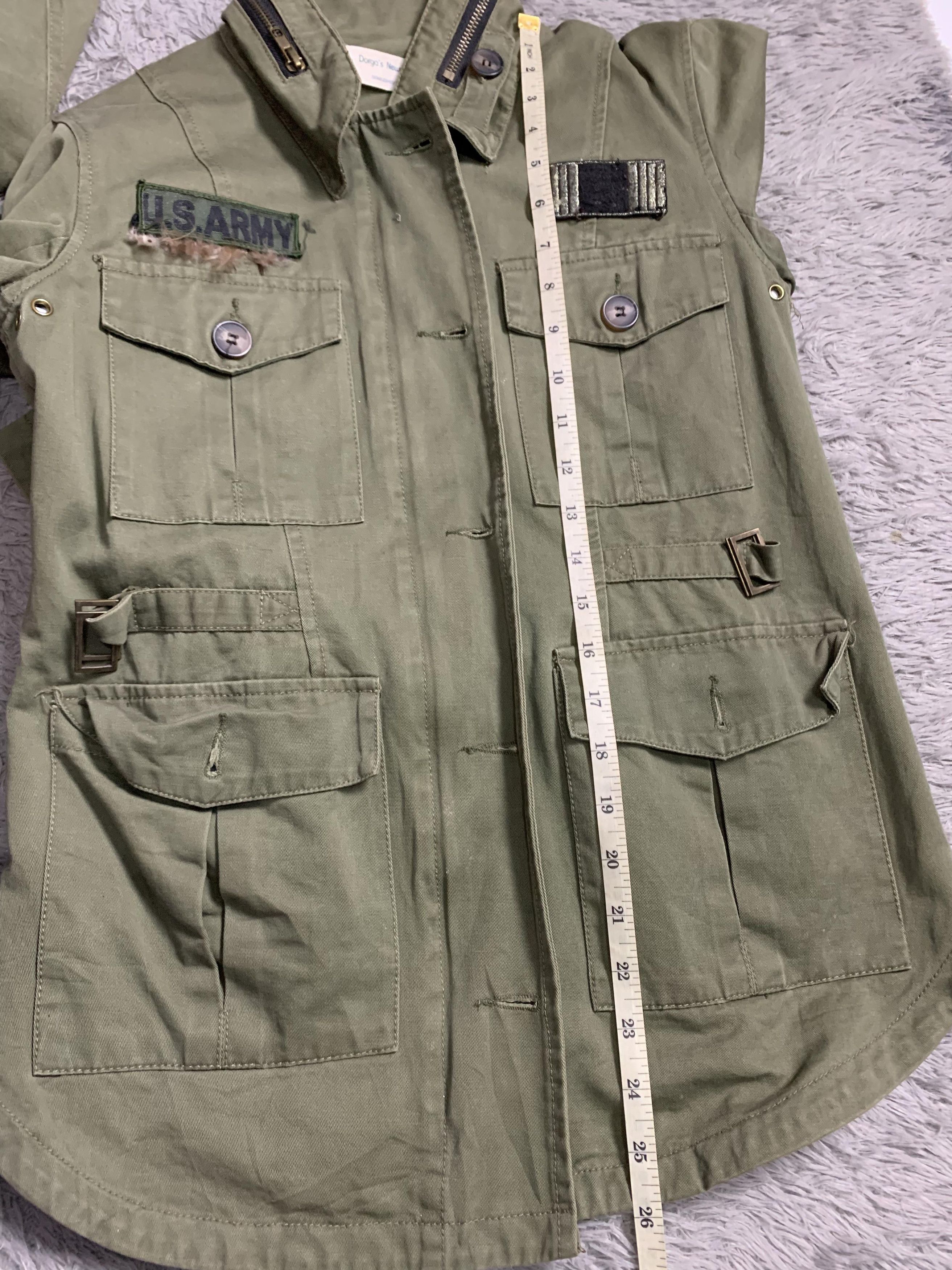 Japanese Brand Chaos Culture Military Shirt with Artwork inside Size S / US 4 / IT 40 - 9 Thumbnail