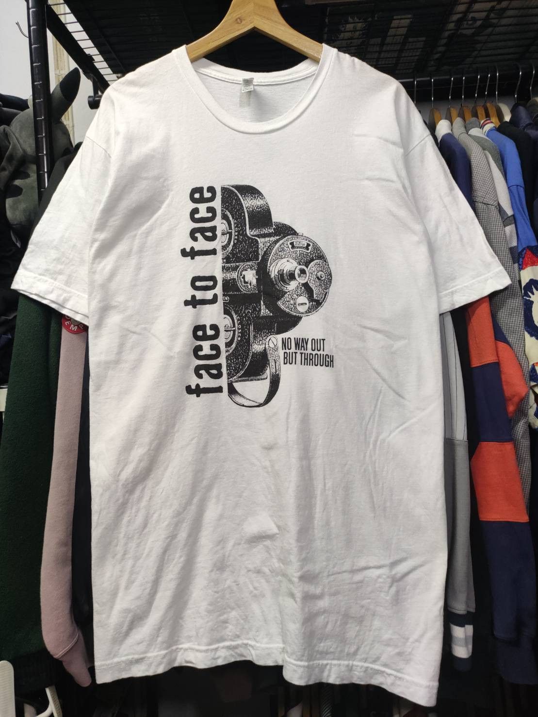 Band Tees Face To Face Band " No Way out but Through " Album Promo Size US XL / EU 56 / 4 - 3 Thumbnail